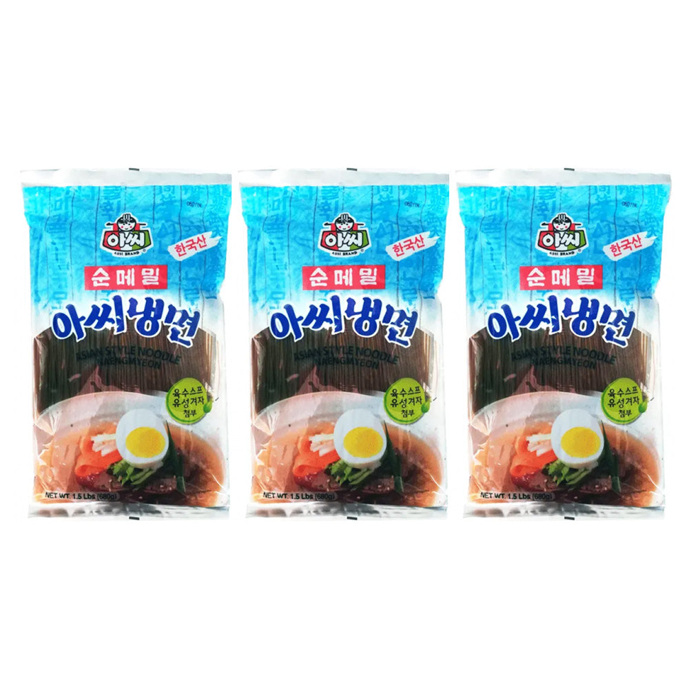 Assi Korean Cold Noodles With Soup Packet Blue 680gX3pack