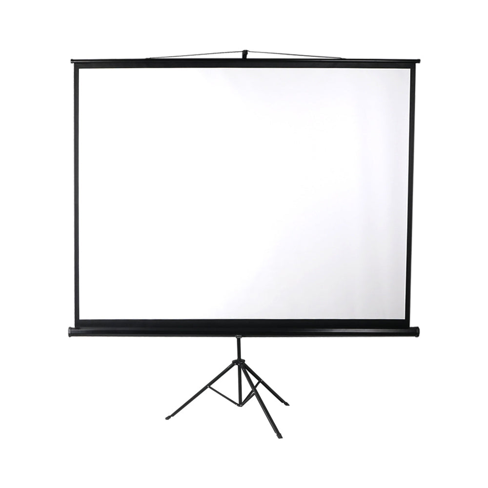 Traderight Group  100 Inch Projector Screen Tripod Stand Home Pull Down Outdoor Screens Cinema 3D
