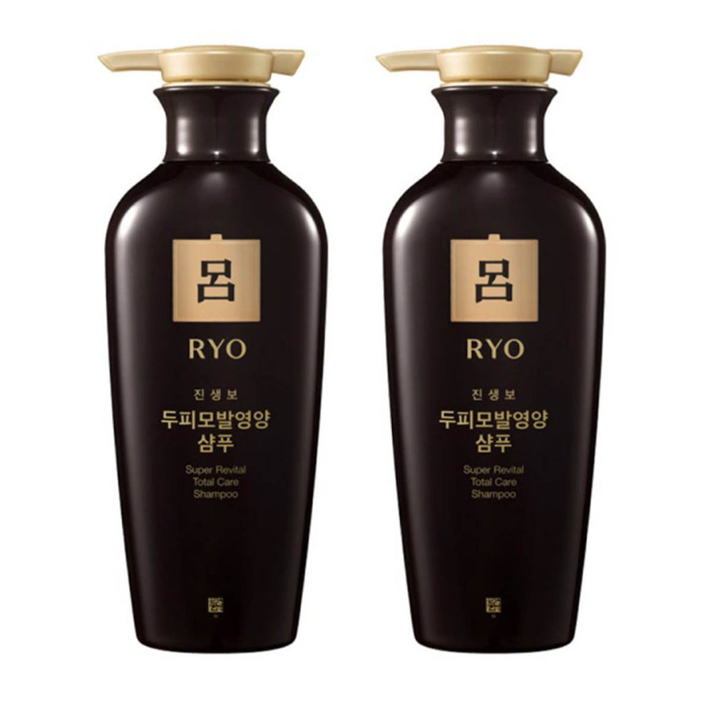 Ryo Hair Strengthen and Volume Shampoo Black 400mlX2Pack