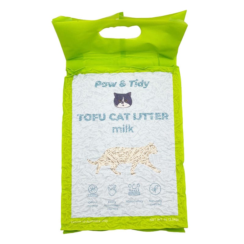 Paw&amp;Tidy Tofu Cat Litter Milk Flavored 6L/2.5kg