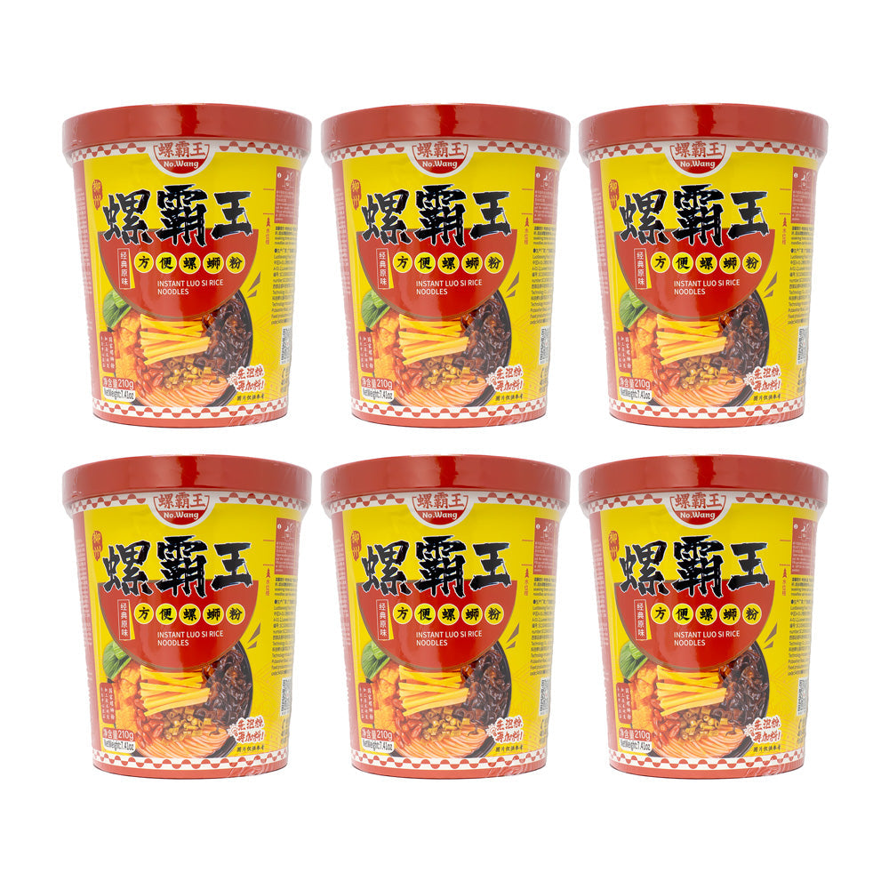 LBW Instant Luo Si Rice Noodles Original Flavor 210gX6Pack