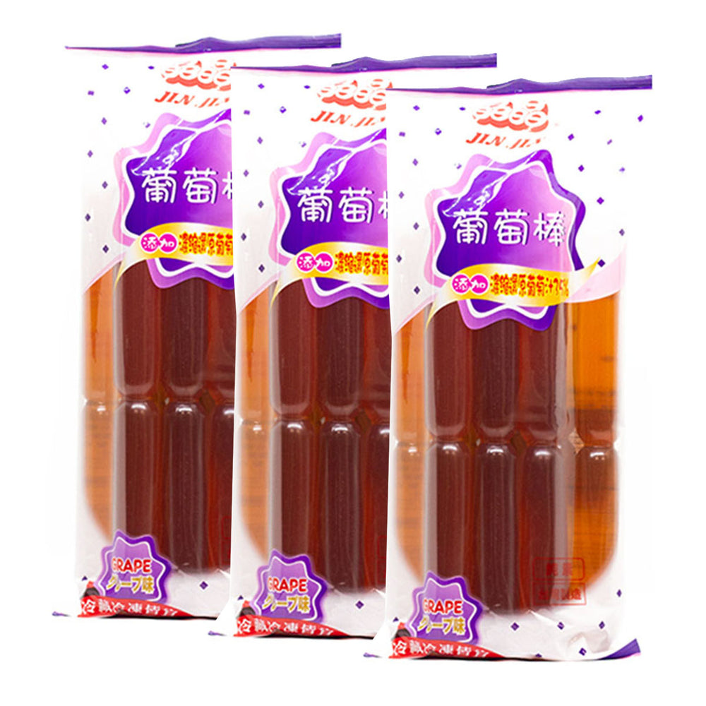 JinJin Yogurt Bar Grape Flavor 8pcs 680gX3Pack