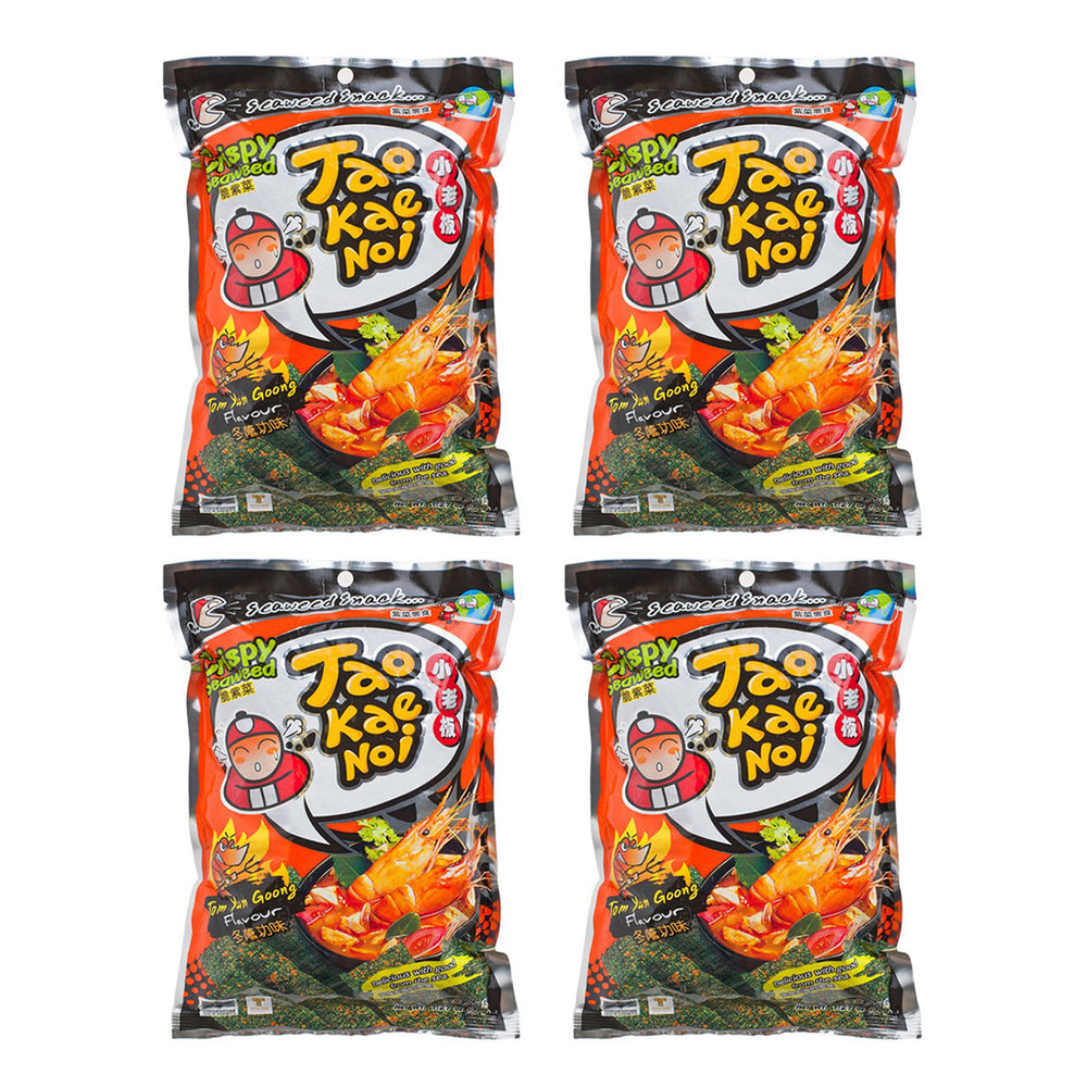 Taokaenoi Crispy Nori Tom Yum Goong Flavor 32gX4Pack