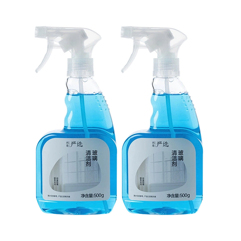 Lifease Mold-Resistant Antibacterial Glass Mirror Tap Spray Cleaner 500g X 2Pack