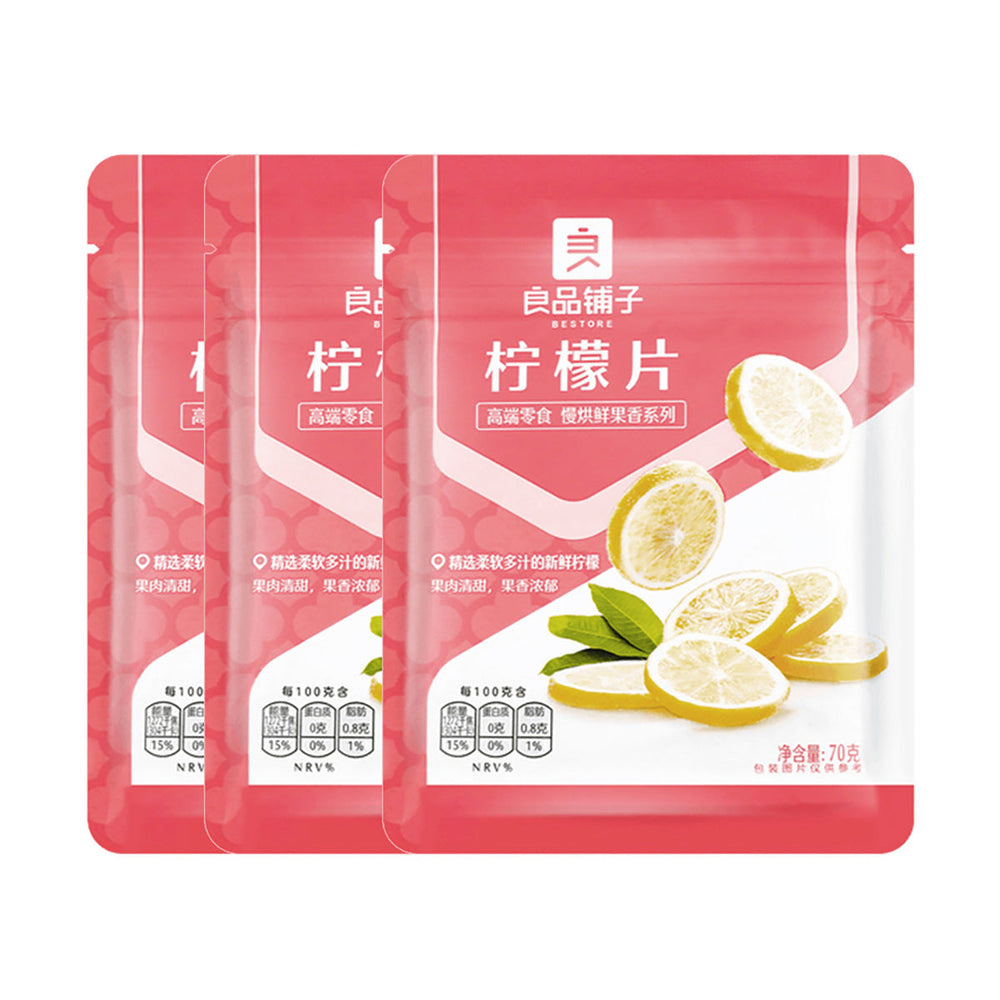 Bestore Snack Lemon Slices 70g  X3pack