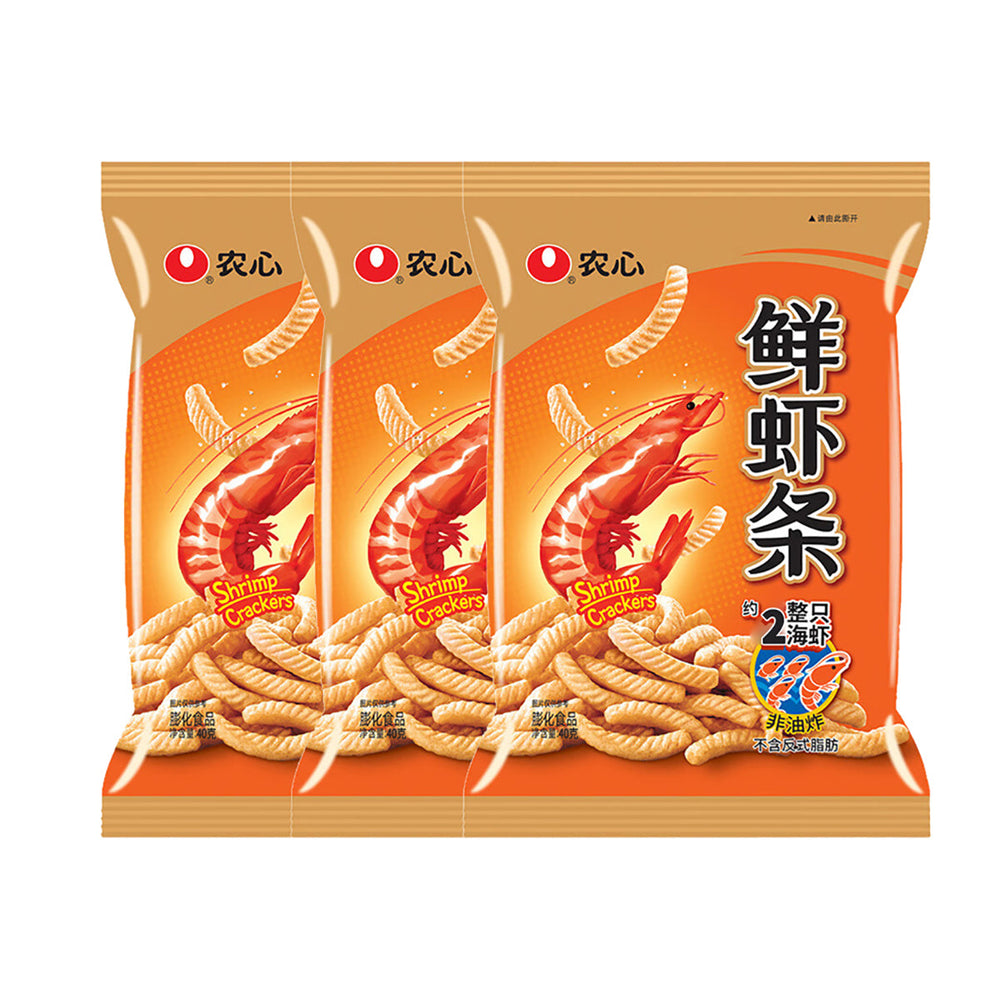 Nongshim Snack Shrimp Crackers 40g X3pack