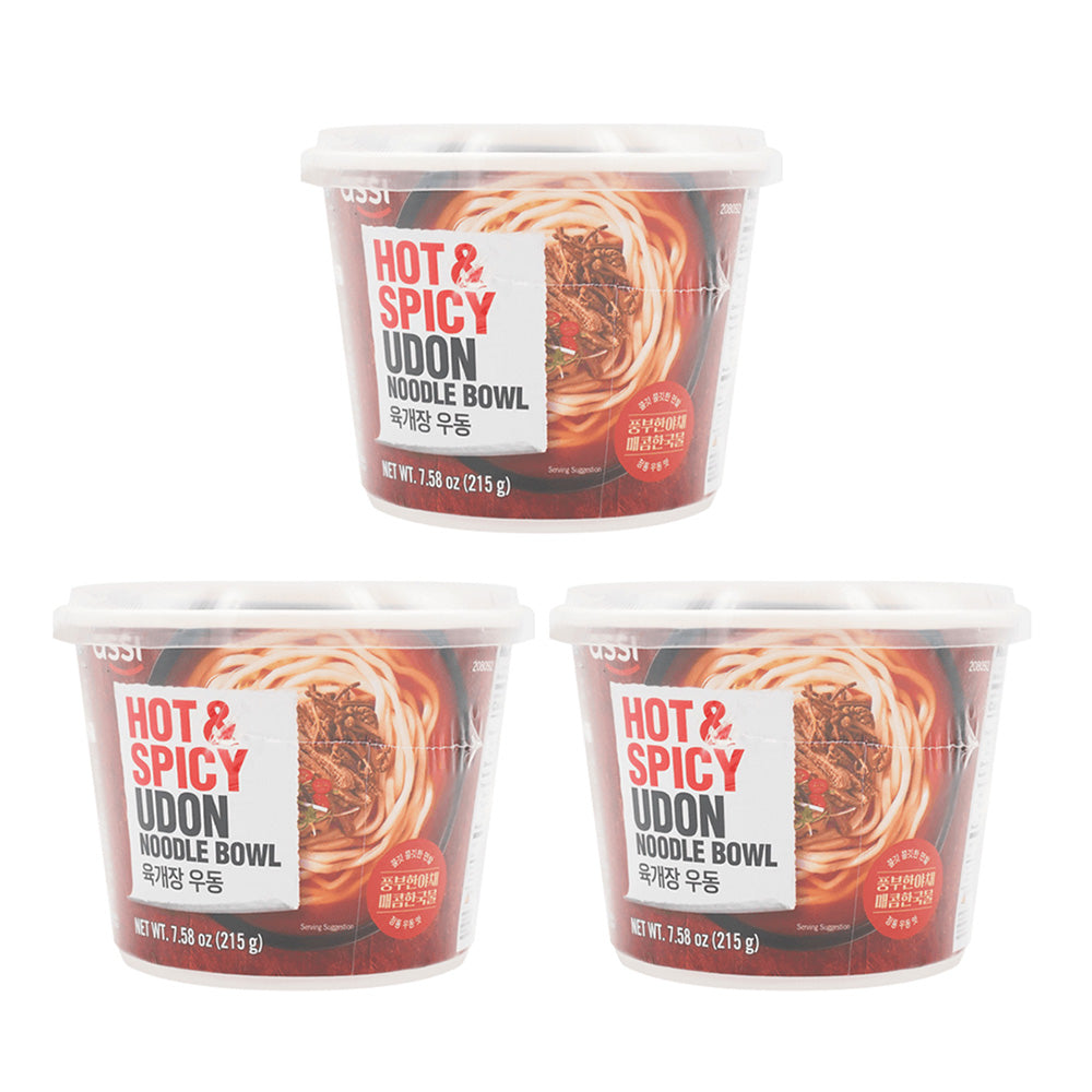 Assi Bowl Package Spicy Udon Noodles 215gX3pack