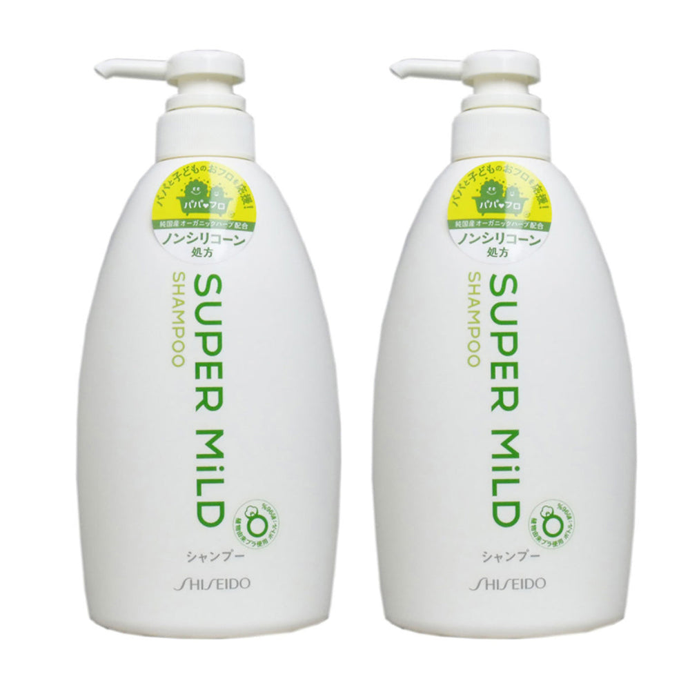 Shiseido Super Mild Hydrating Herbal Shampoo 600ml X2Pack