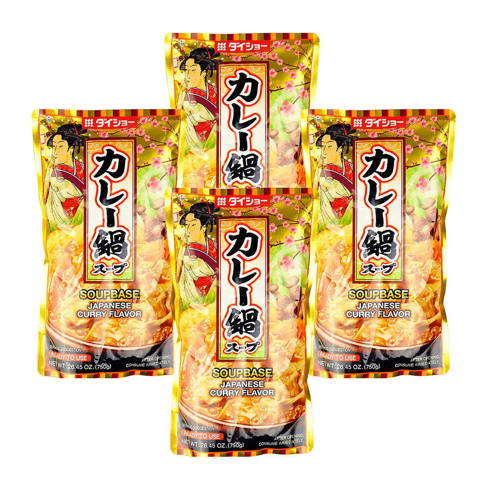 Daisho Curry Hot Pot Soup Base 750gX4Pack