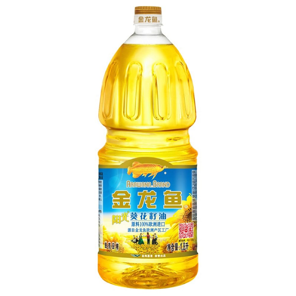Jinlongyu Safety&amp;Health sunflower seed Cooking oil 1.8L.