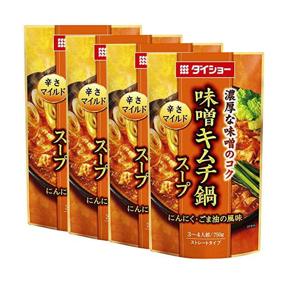 Daisho Miso Kimchi Hot Pot Soup Base 750gX4Pack