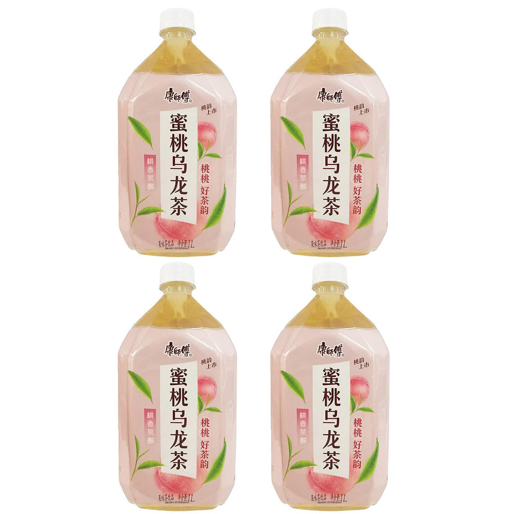 Master Kong Peach Oolong Tea 1LX4Pack