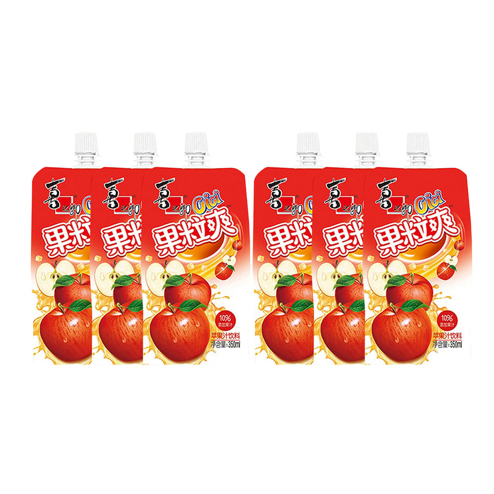 Strong Food Fruit Suck Jelly Drink Apple Flavor 350ml X6pack