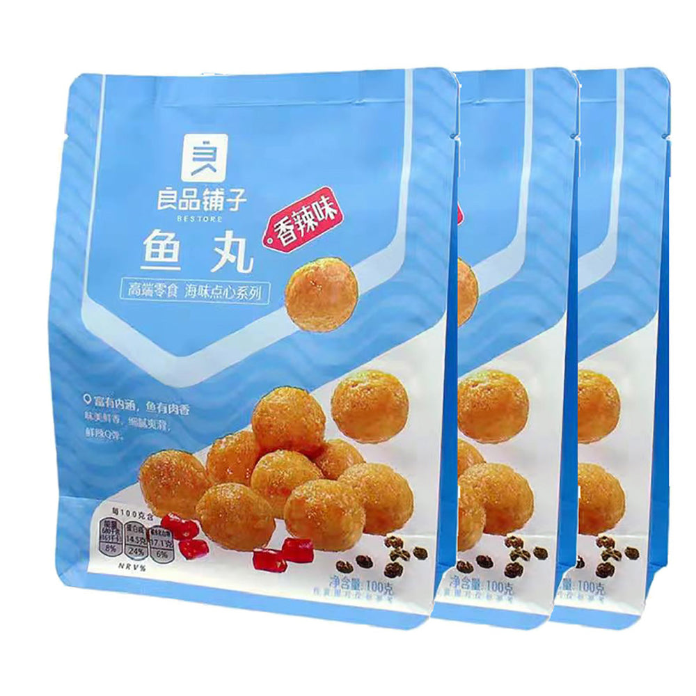 Bestore Fish Balls Spicy Flavor 100g X3pack