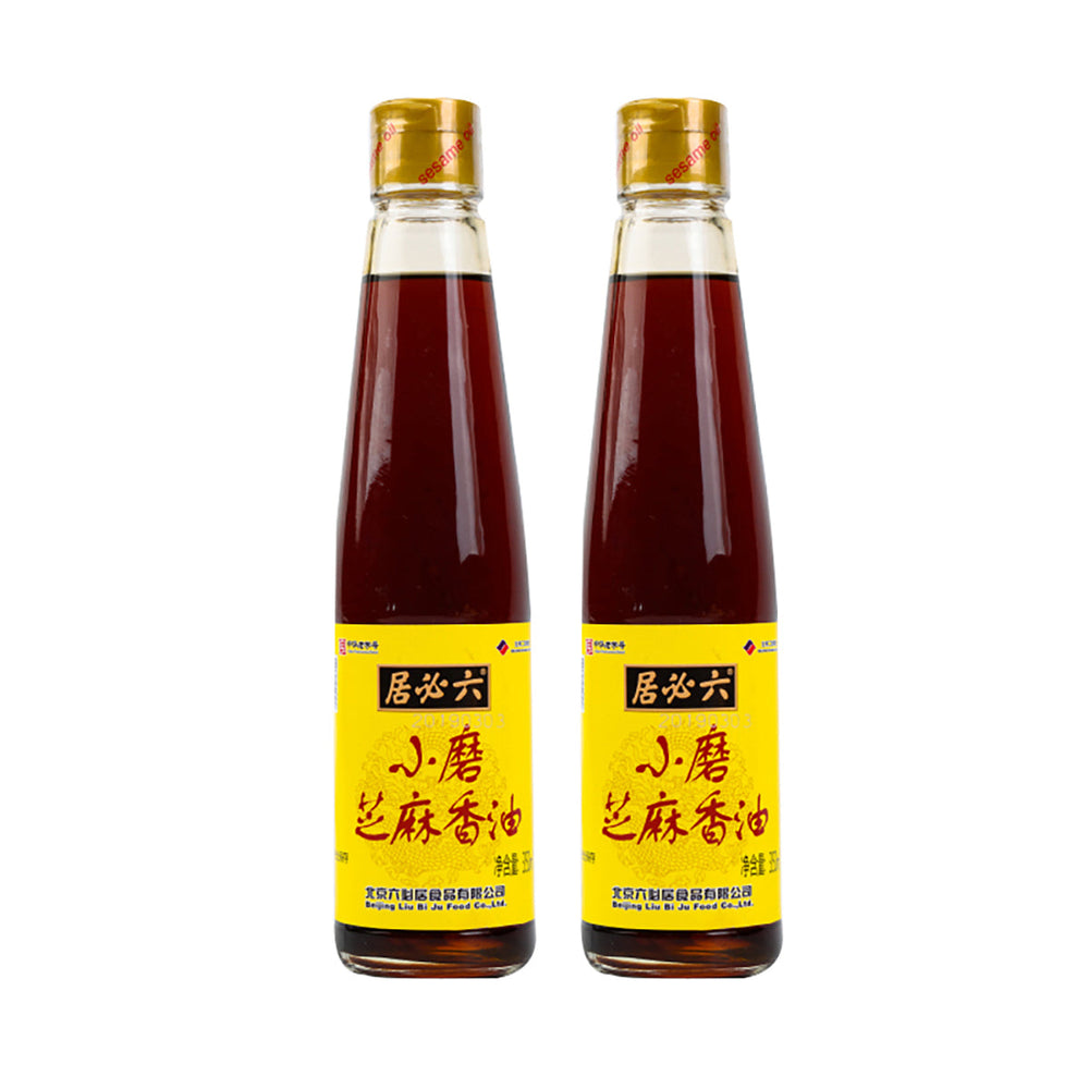 Liubiju Small Grind Sesame Seed Oil 350ml X2Pack