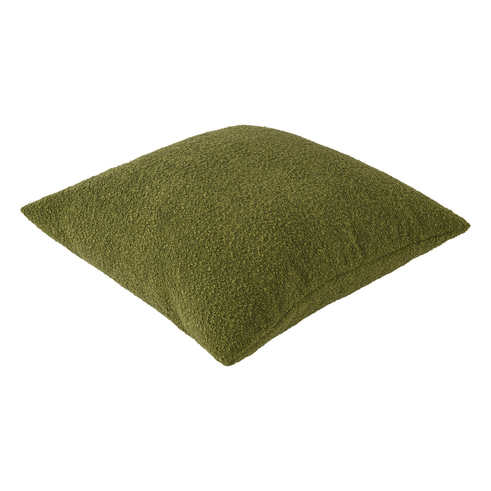 Cadence &amp; Co. Blake Boucle Cushion Moss Green 50x50cm