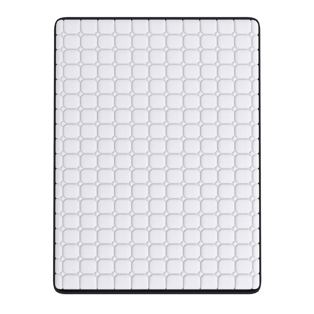 Ergopedic Mattress 5 Zone Latex Pocket Spring Mattress In A Box 30cm Single White, Grey, Black