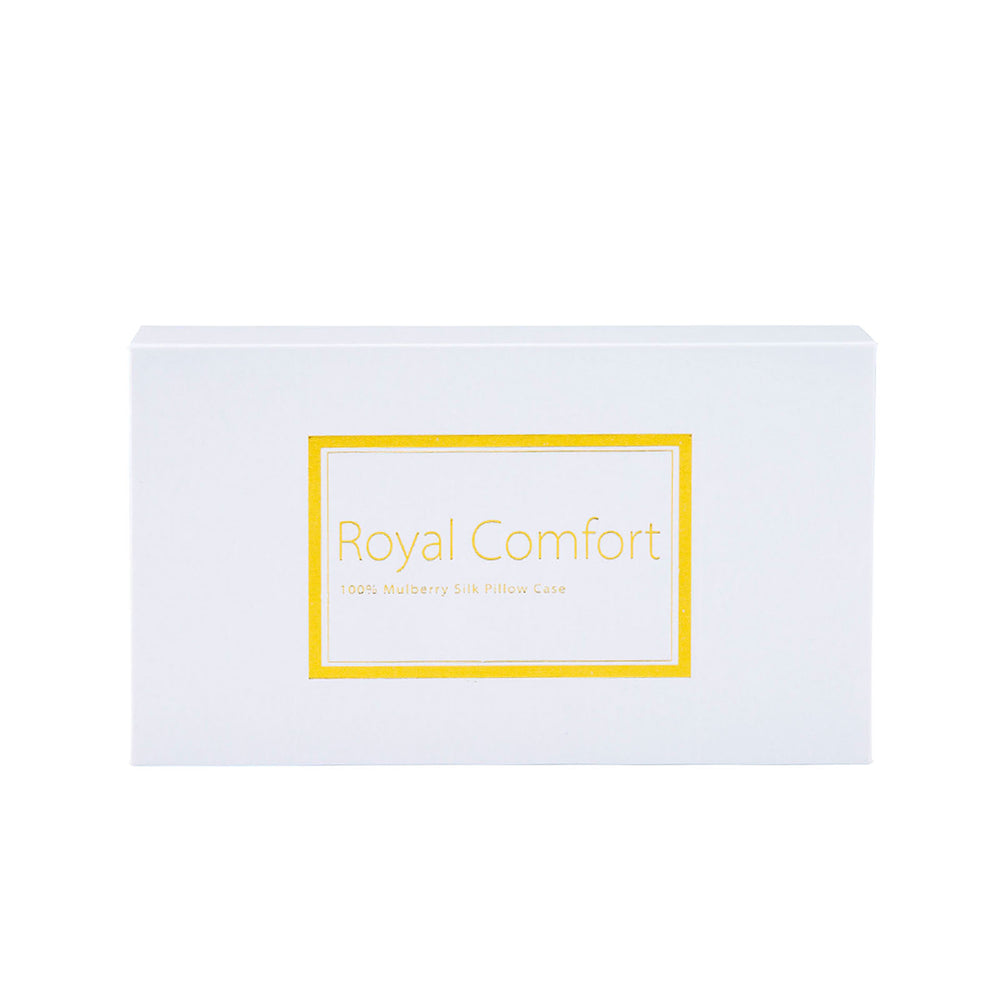 Royal Comfort Pure Silk Pillow Case 100% Mulberry Silk Hypoallergenic Pillowcase Standard Blush