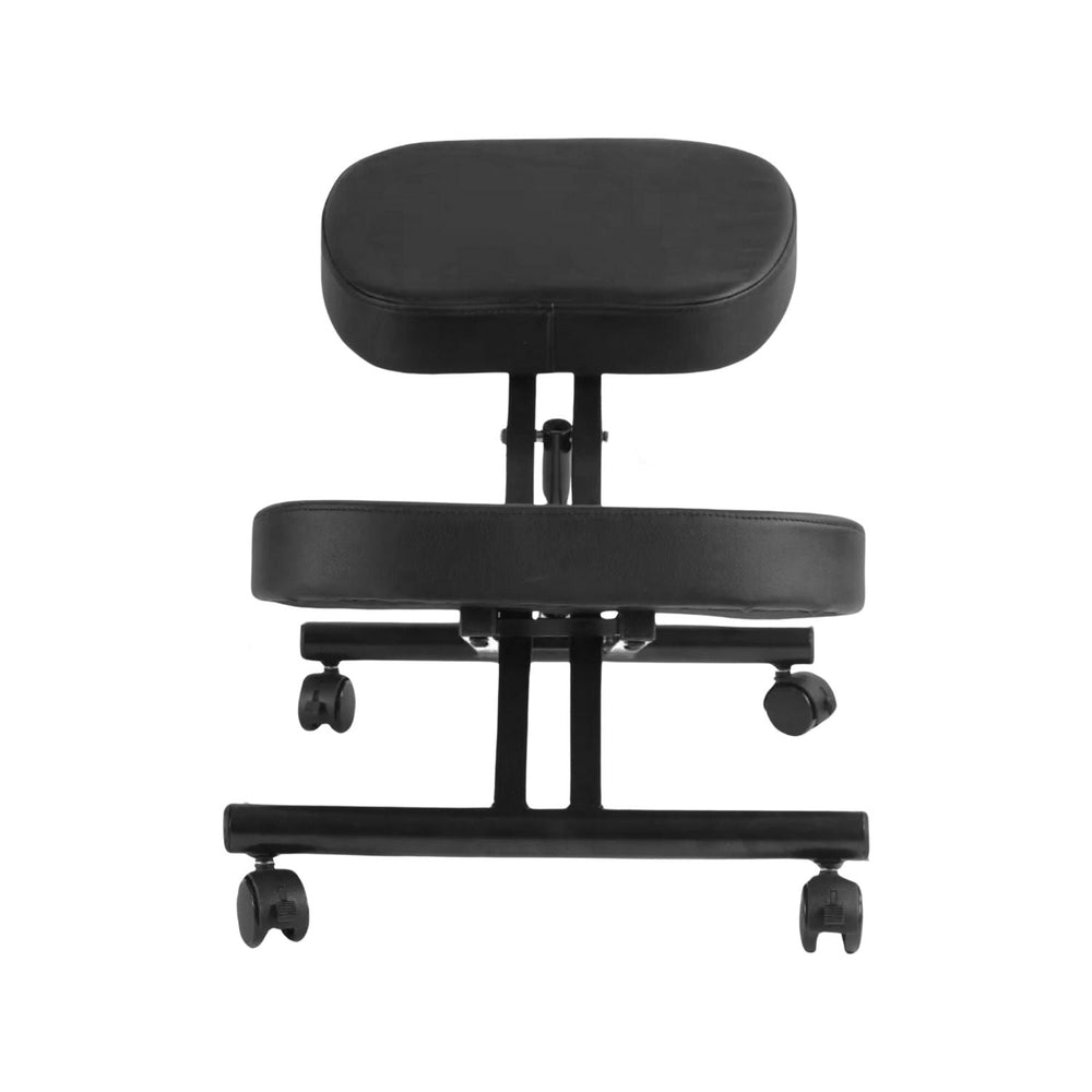 EKKIO Adjustable Ergonomic Kneeling Chair Stretch Stress Knee Office Seat Black