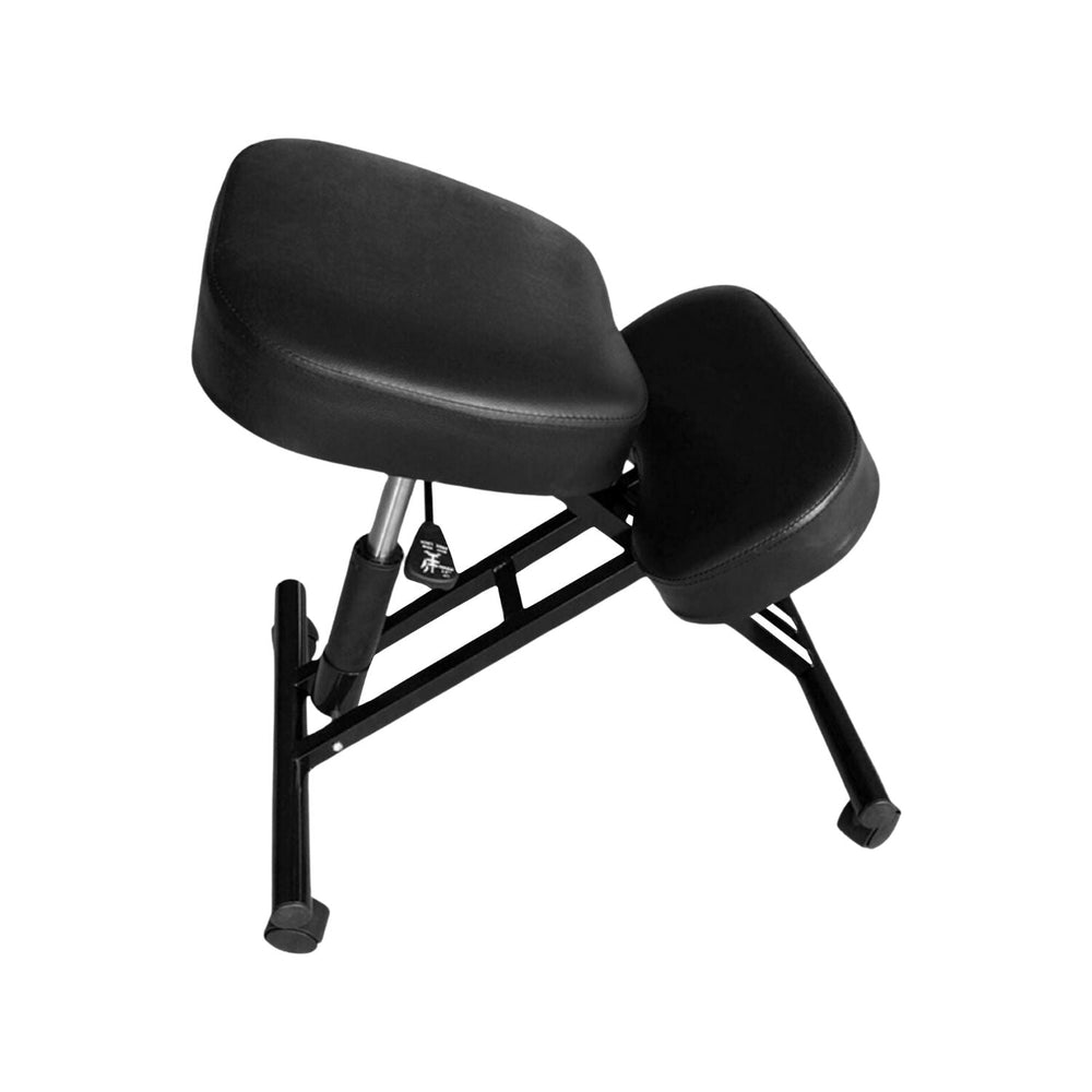 EKKIO Adjustable Ergonomic Kneeling Chair Stretch Stress Knee Office Seat Black