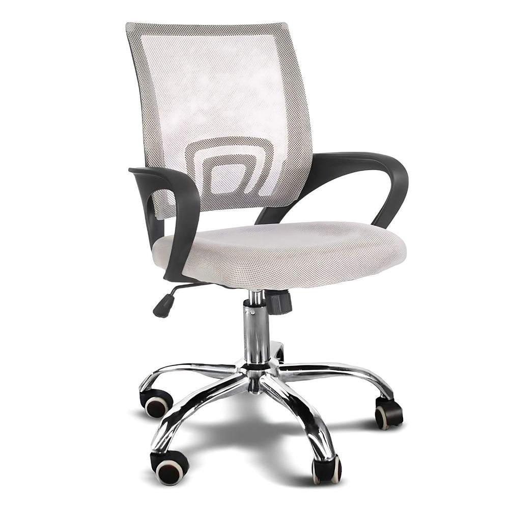 EKKIO Ergonomic Mid Back Mesh Executive Gaming Office Chair - Grey