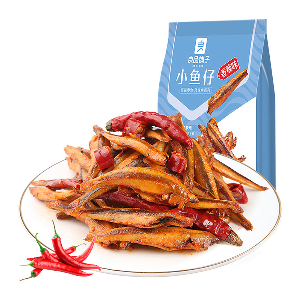 Bestore Small Fried Fish Spicy Flavor 105g X3pack