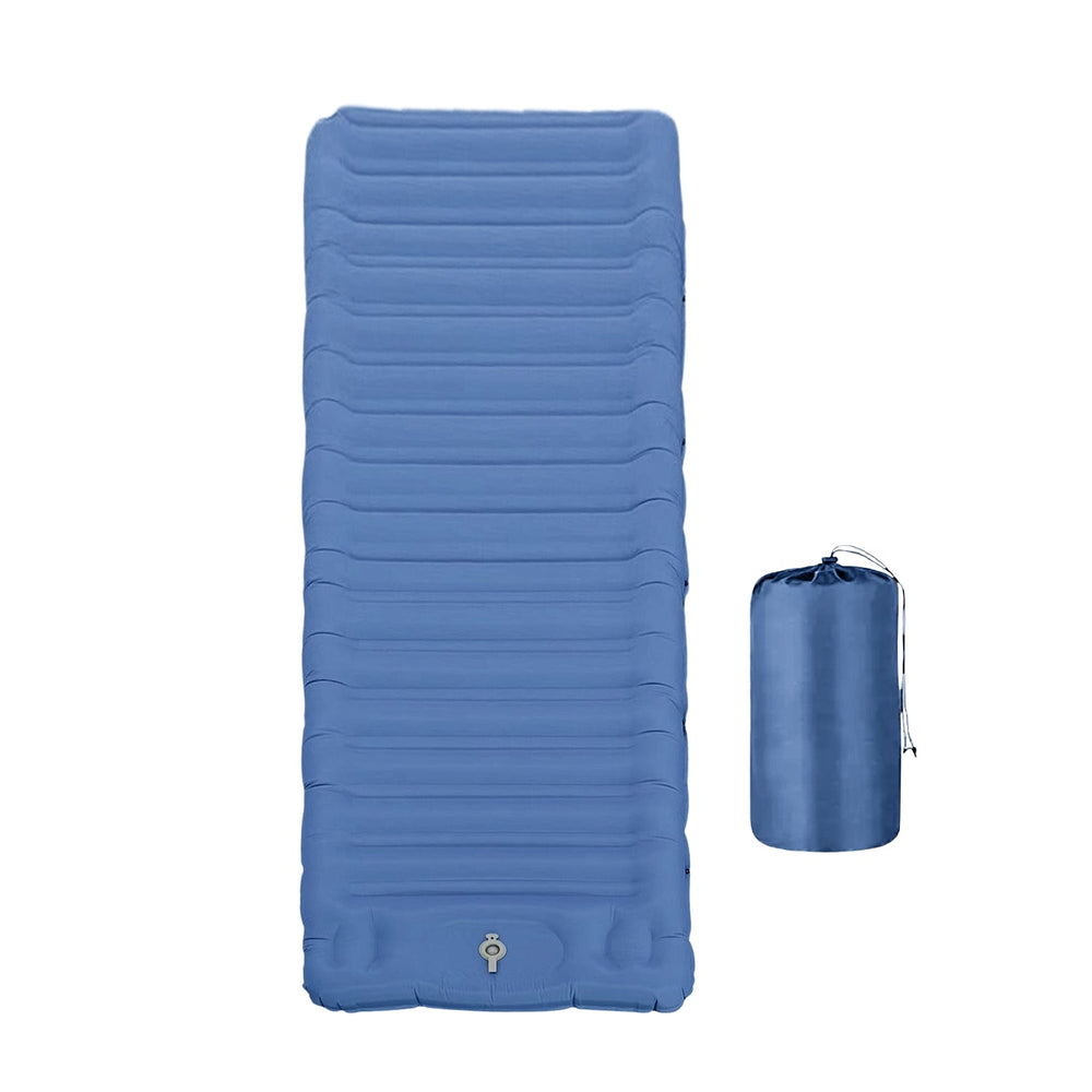 KILIROO Waterproof Durable Light Weight Outdoor Indoor Portable Inflatable Camping Sleeping Pad - Blue