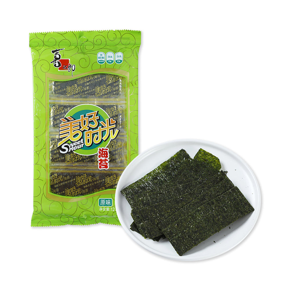 Strong Food Snack Sweet Hour Seaweed Original Flavor 12g X3pack