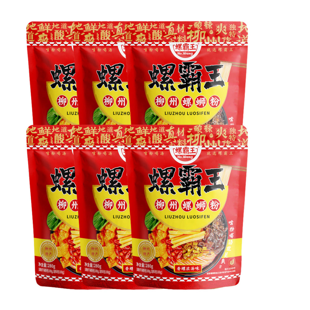 LBW Liuzhou Luobawang Snail Rice Noodles 280g+20gX6pack