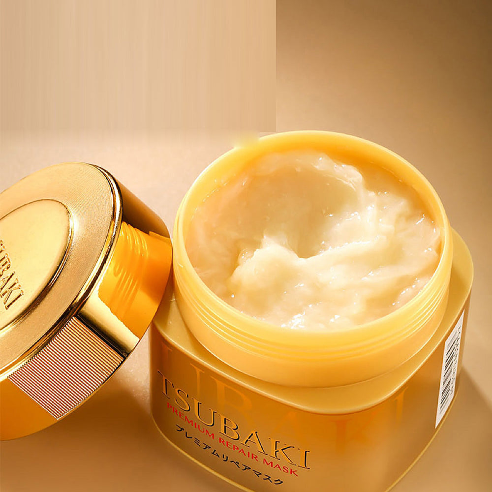 Shiseido TSUBAKI Premium Repair Hair Mask Treatment to Repair Dry or Damaged Hair 180g X3Pack