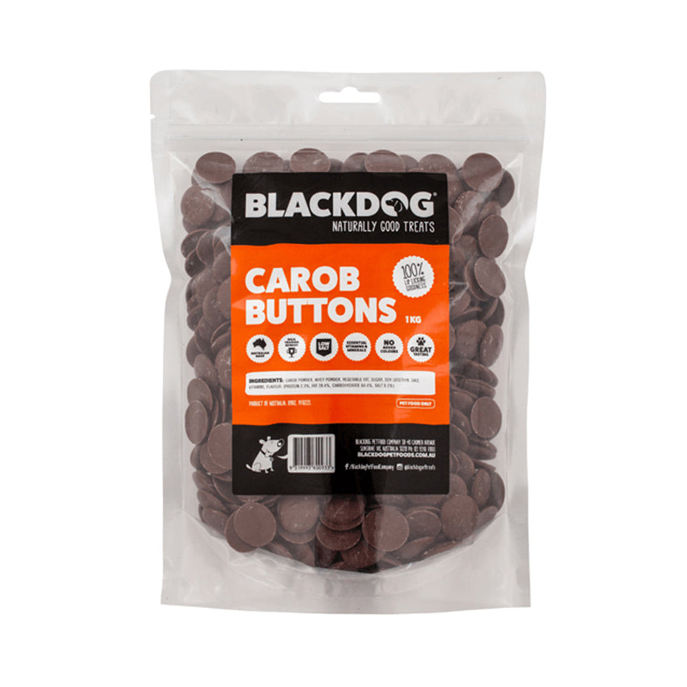 Blackdog Carob Buttons 1kg