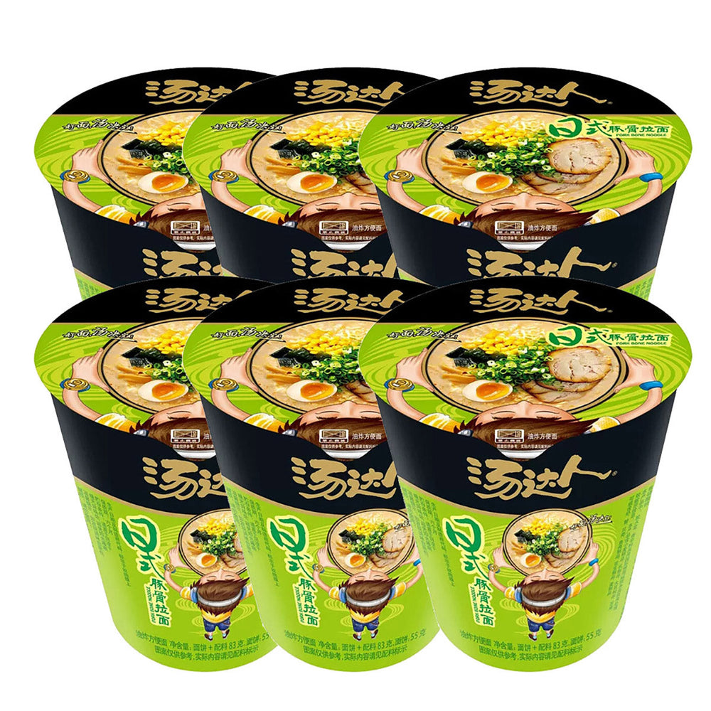 Uni-President 83g Japanese Pork Bone Ramen Bowl Noodles 6packs