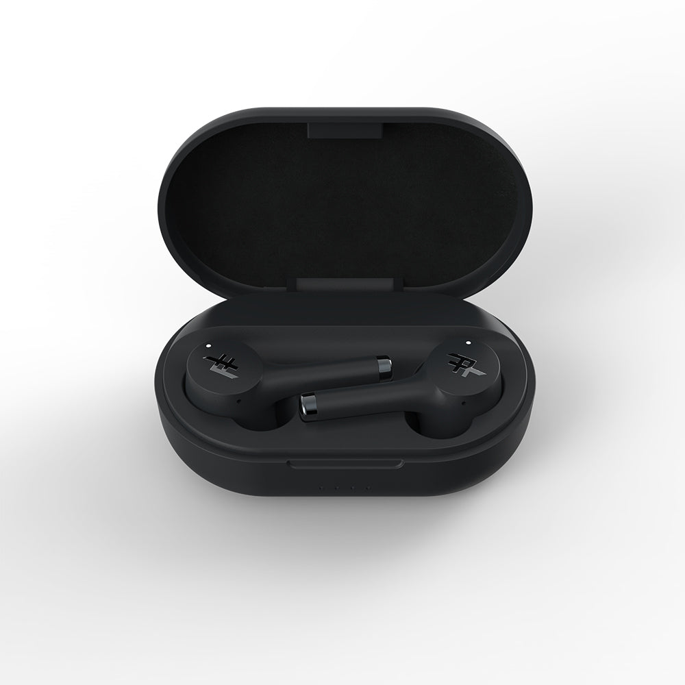 IFROGZ Airtime Pro Earbuds TrulWireless Stem Earbuds + Charging Case - Black