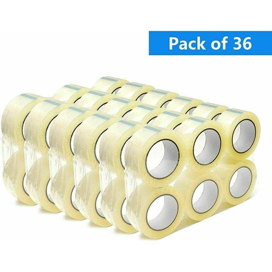 36 Rolls Packaging Tape 48mm x 75m - Clear