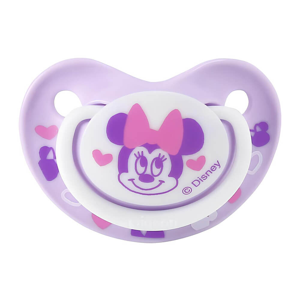 Pigeon M Size Purple Mickey Mouse Pattern Baby Pacifier 2pack