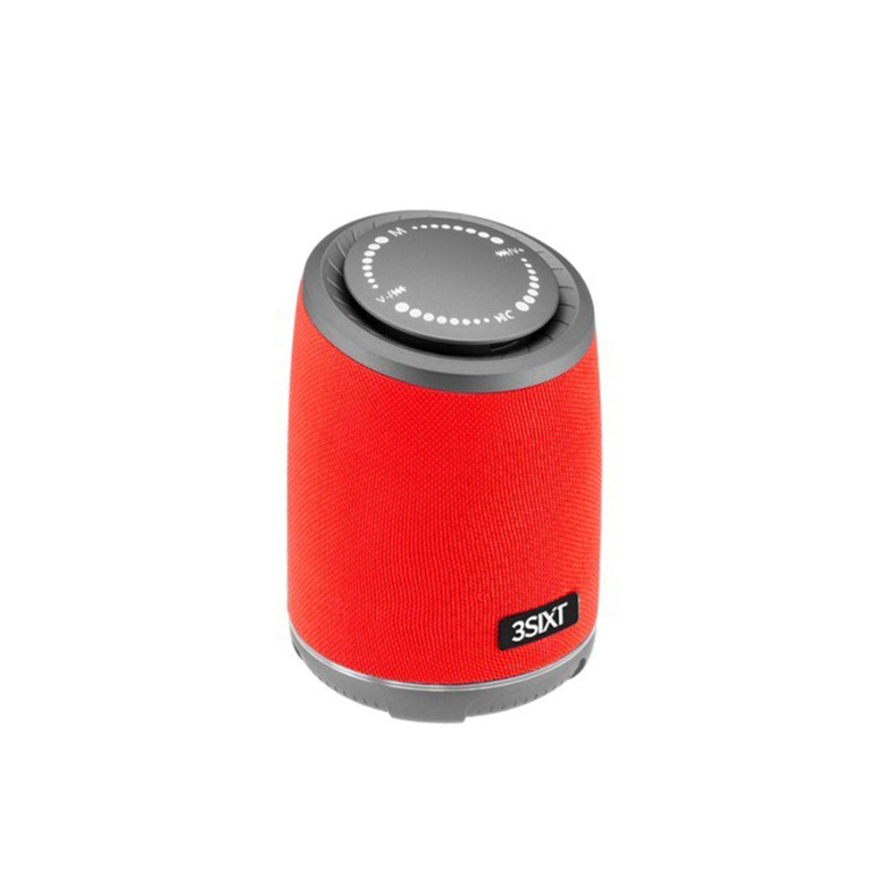 3sixT Fury 10W IPX4 Wireless Speaker LED / Touch - Red