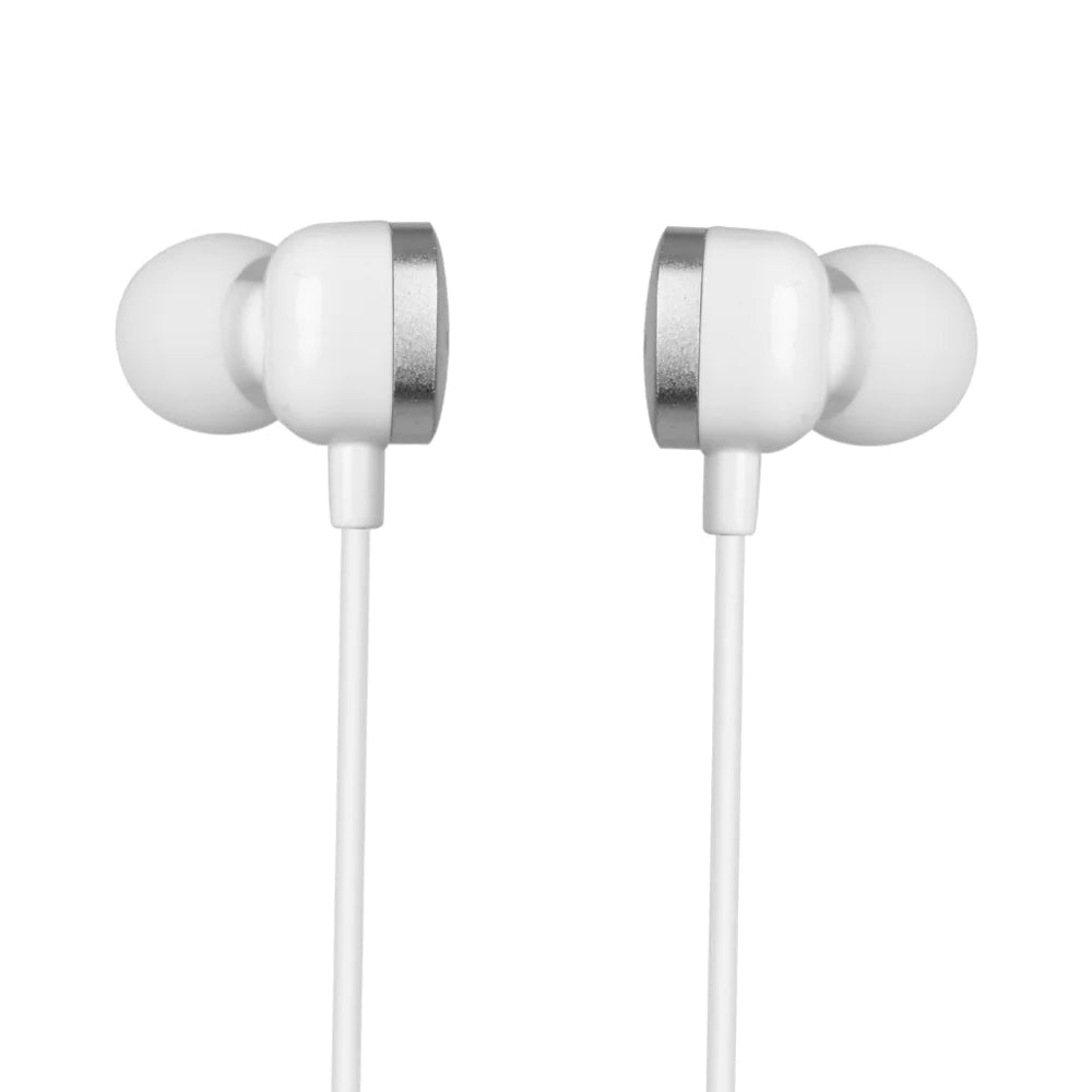 Wave Corded Headphones For Apple iPhone 14 Pro Max - White