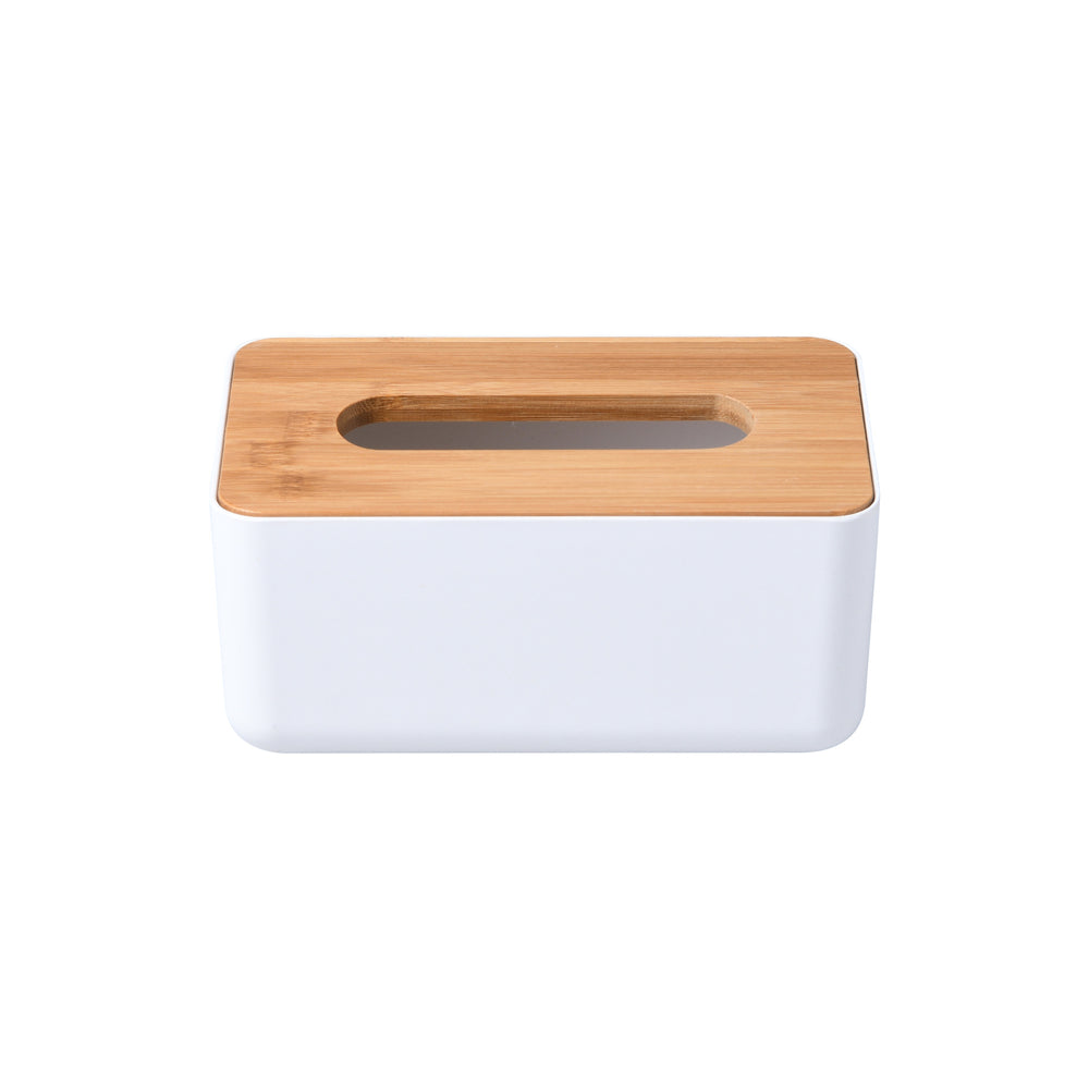 Takara Takae Natural Bamboo Tissue Box Small White