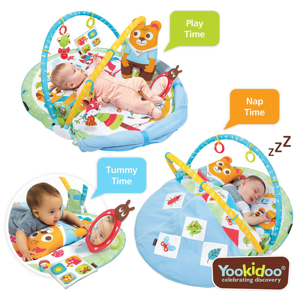 Yookidoo Gymotion Play N Nap Multi-Function Infant Gym