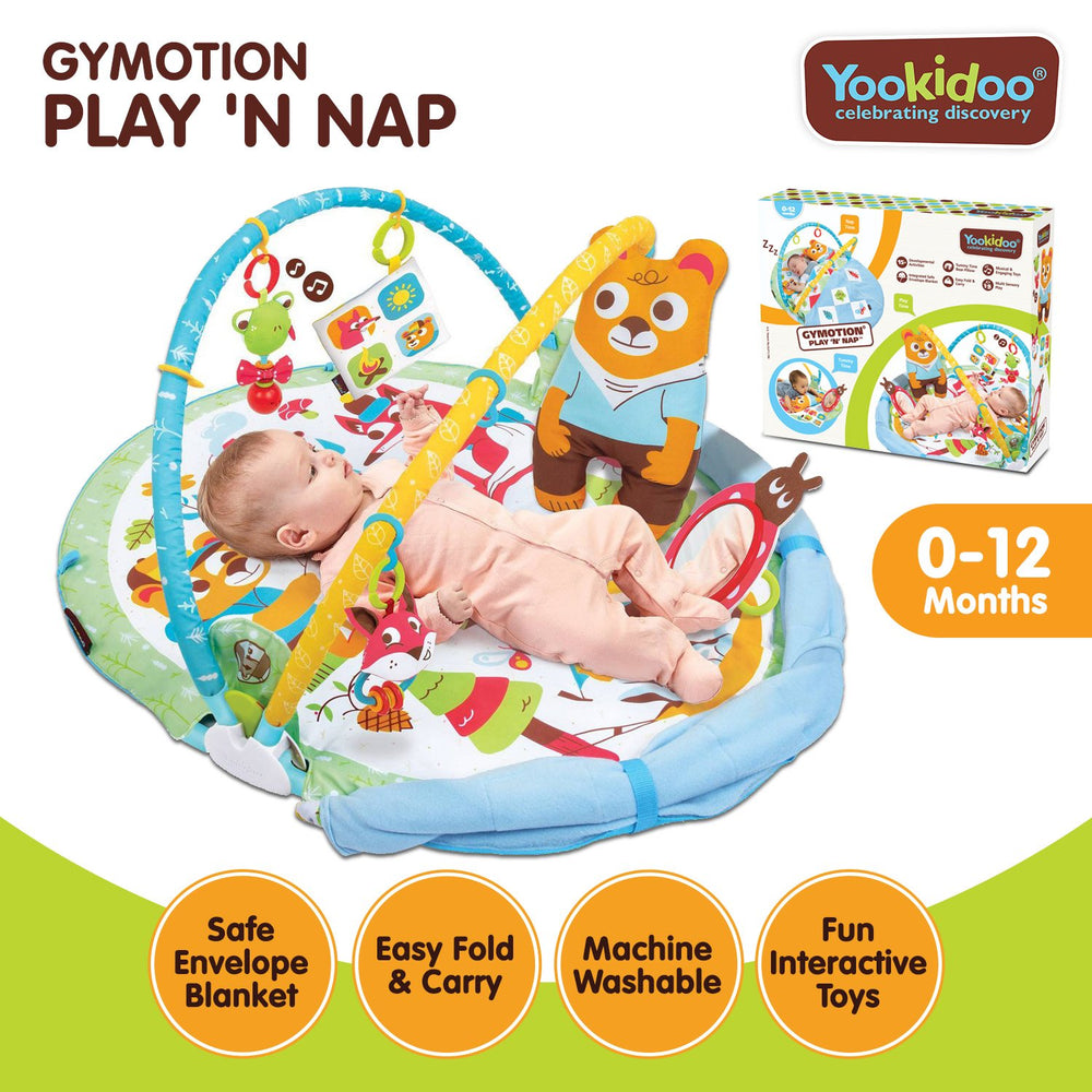 Yookidoo Gymotion Play N Nap Multi-Function Infant Gym