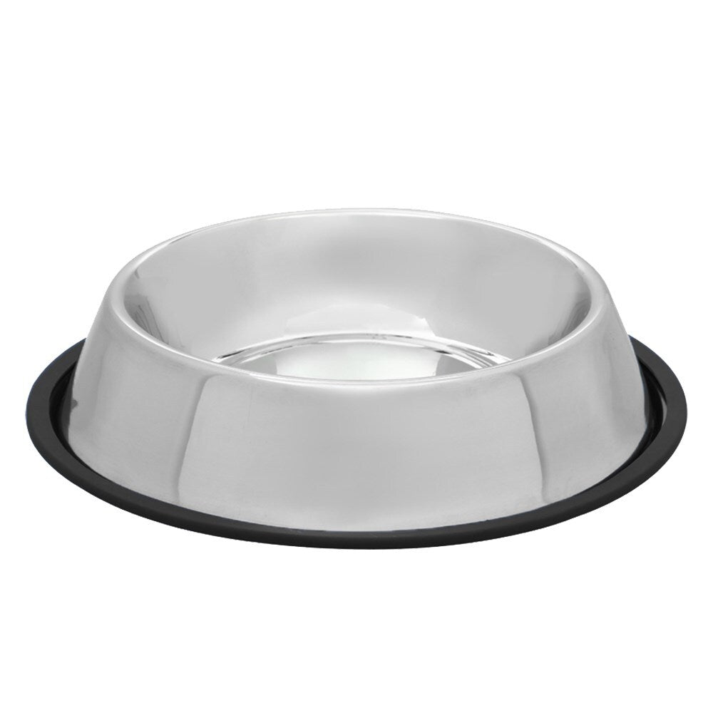 Paws &amp; Claws 2L Stainless Steel Pet Bowl Black