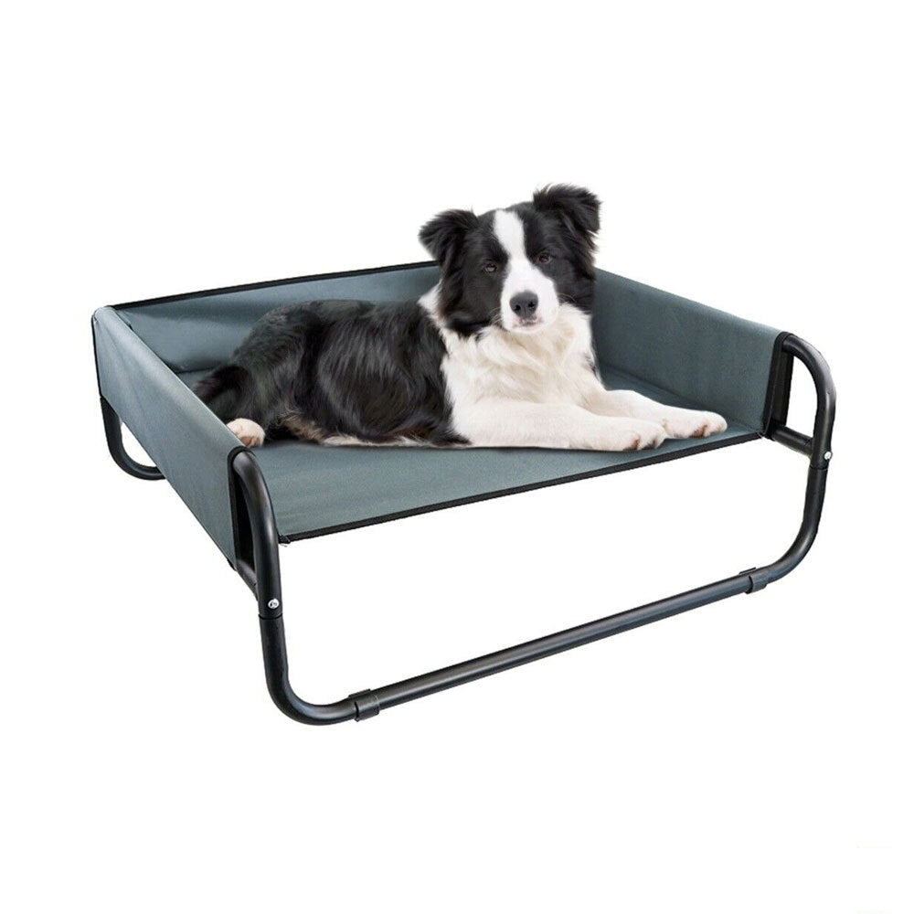 Paws &amp; Claws Elevated Walled Pet Bed Large - 85x85x33cm