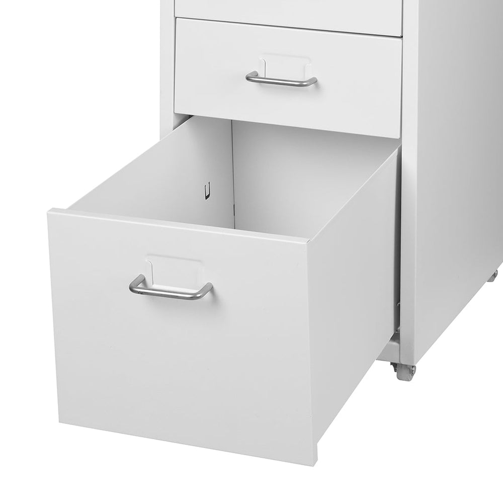 Levede 3 Drawer Office Drawers Cabinet Storage Cabinets Steel Rack Home White