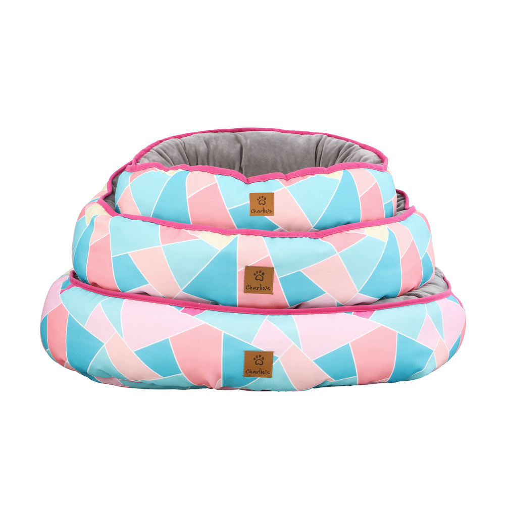 Charlie&#39;s Pet Funk Nest Bed Multi Triangle Small 45x56x15cm