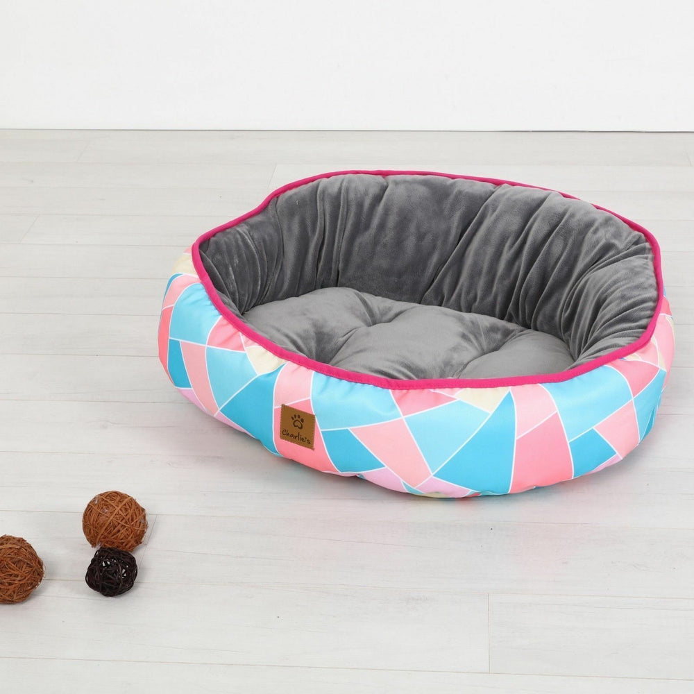 Charlie&#39;s Pet Funk Nest Bed Multi Triangle Small 45x56x15cm