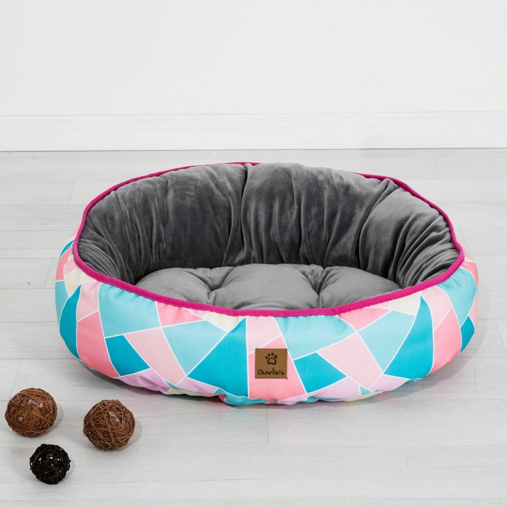 Charlie&#39;s Pet Funk Nest Bed Multi Triangle Small 45x56x15cm