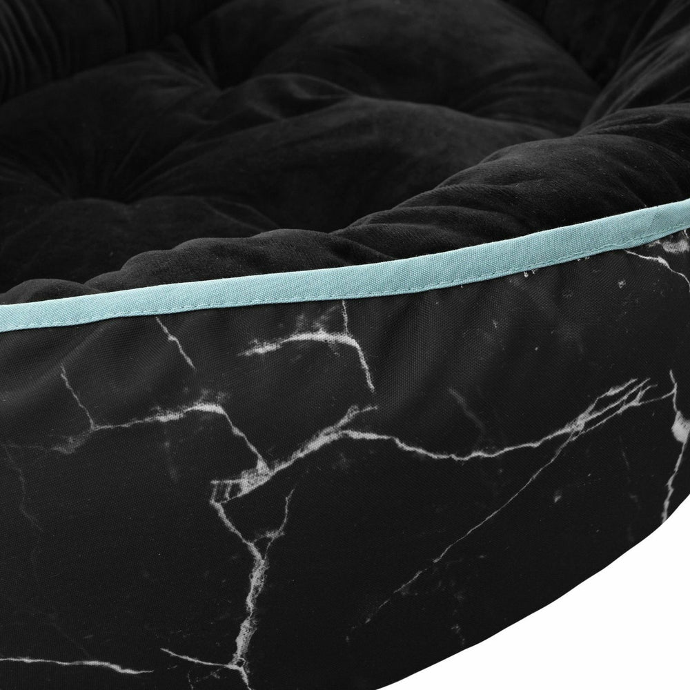 Charlie&#39;s Pet Funk Nest Bed Black Marble Small 45x56x15cm