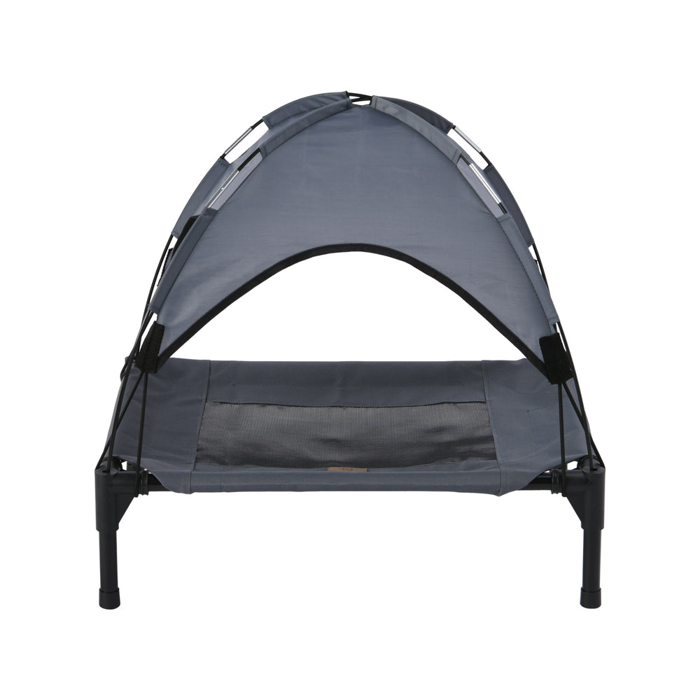 Charlie&#39;s Elevated Dog Bed With Tent Grey Small