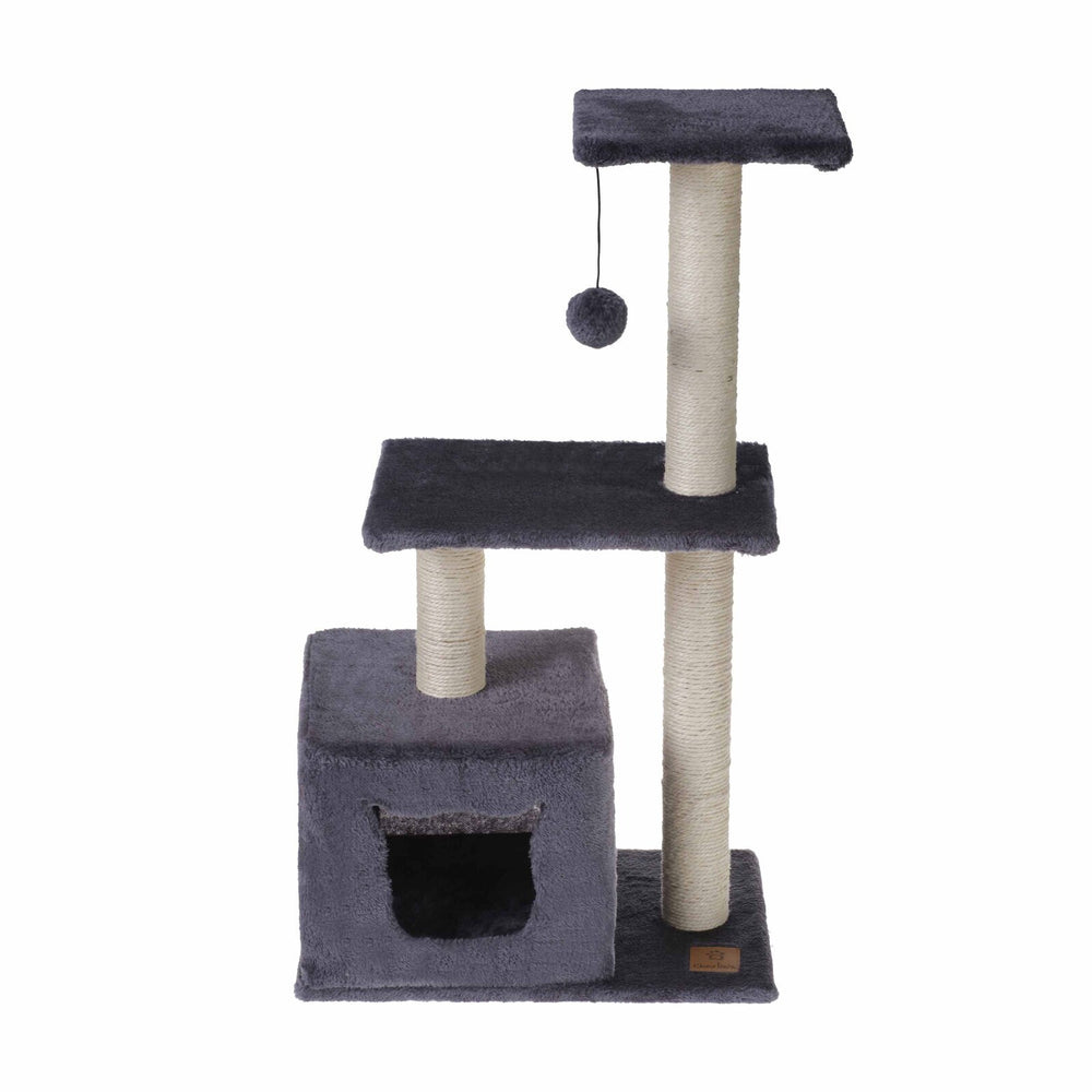 Charlie&#39;s Condo Cat Tree Grey - 30x46x85cm