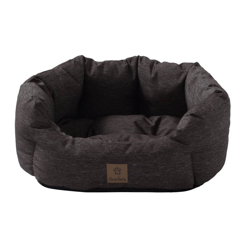 Charlie&#39;s Pet Anti Scratch Outdoor Dog Bed - Grey - Small